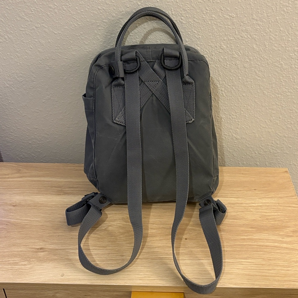 Fjallraven Kanken Mini Backpack Unisex in Super Gray - Picture 6 of 15